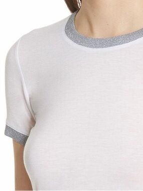 Rag & Bone women’s silver trim tee